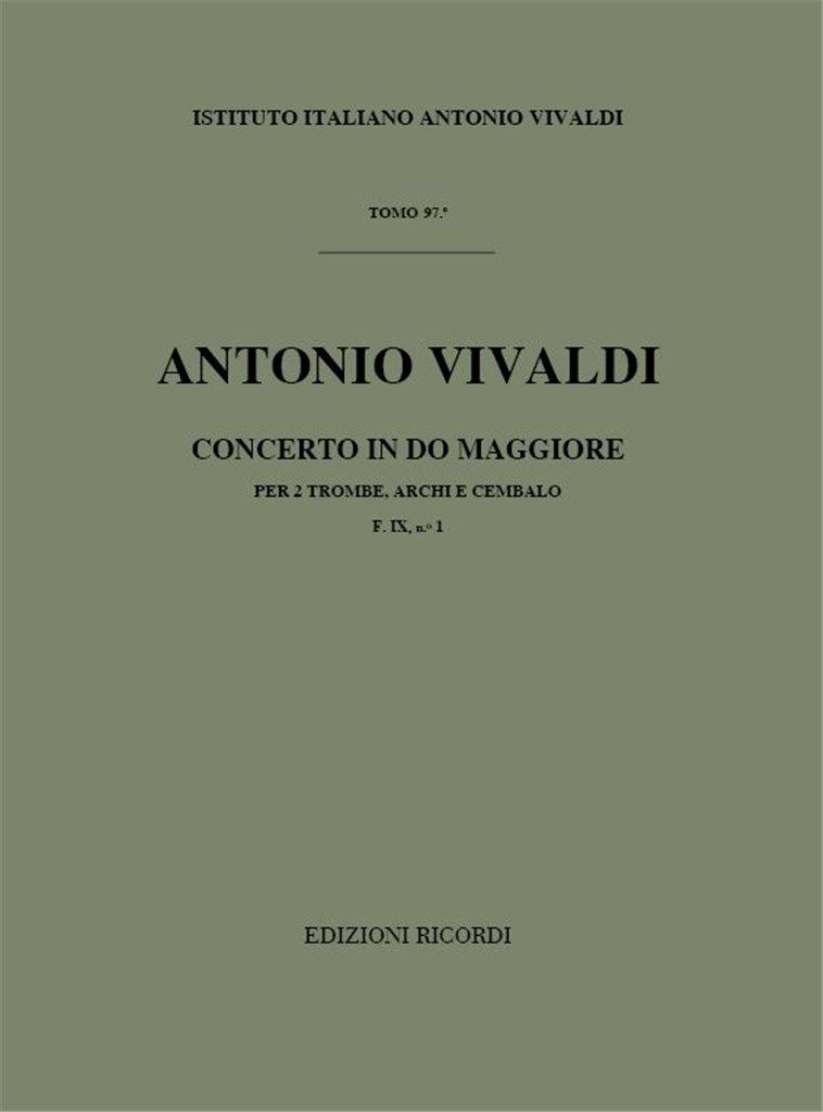 Concerto in Do Maggiore F. IX, no 1